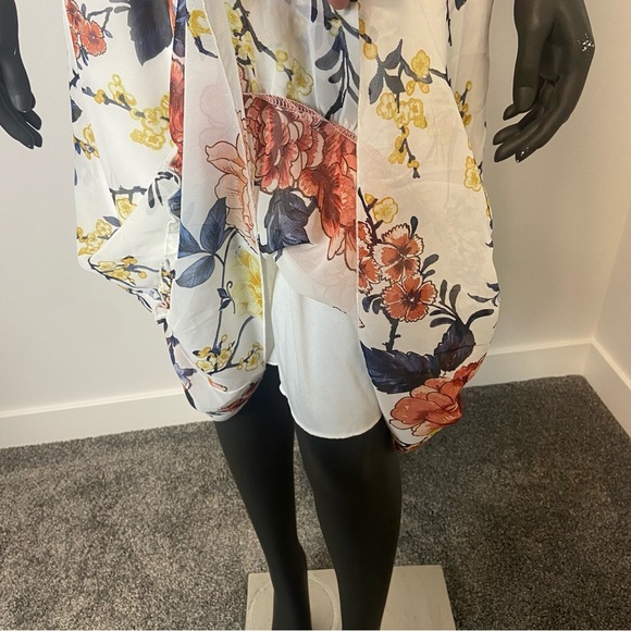 Kate and lily floral crisscross lightweight midi dress 12 - Picture 7 of 8